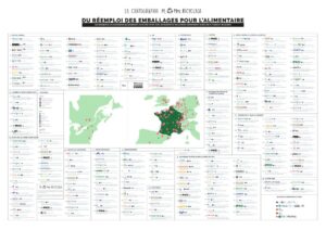 Cartographie du réemploi des emballages pour l'alimentaire, créée par Mr et Mme Recyclage