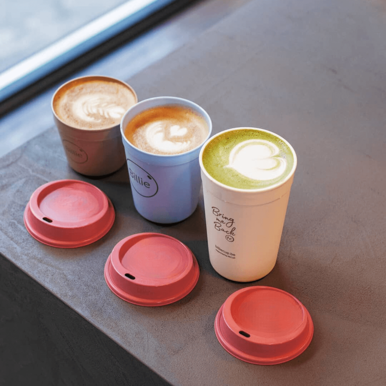 Billie Cup latte art and lid_Bruxelles