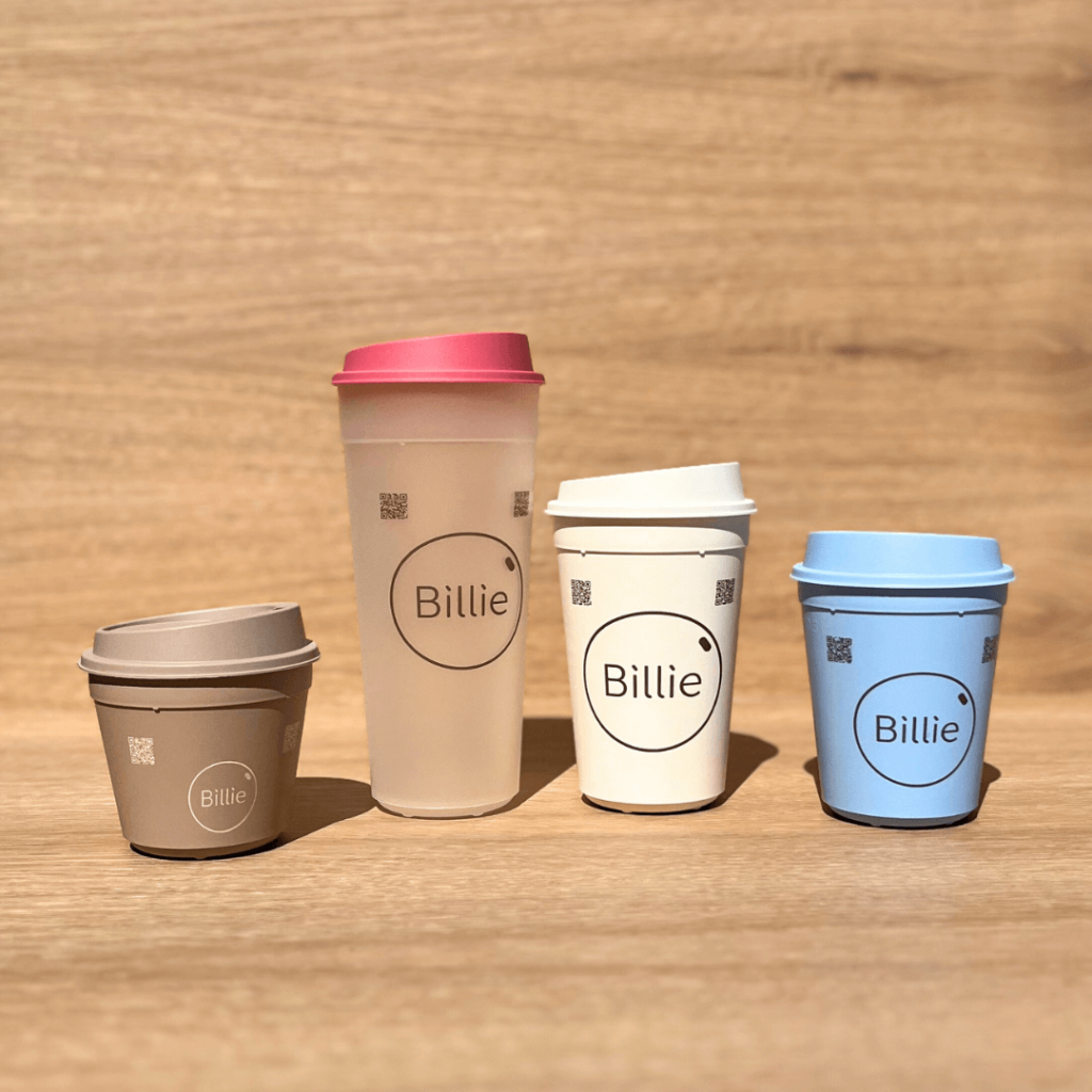 Reusable Billie Cup Interchangeable lid